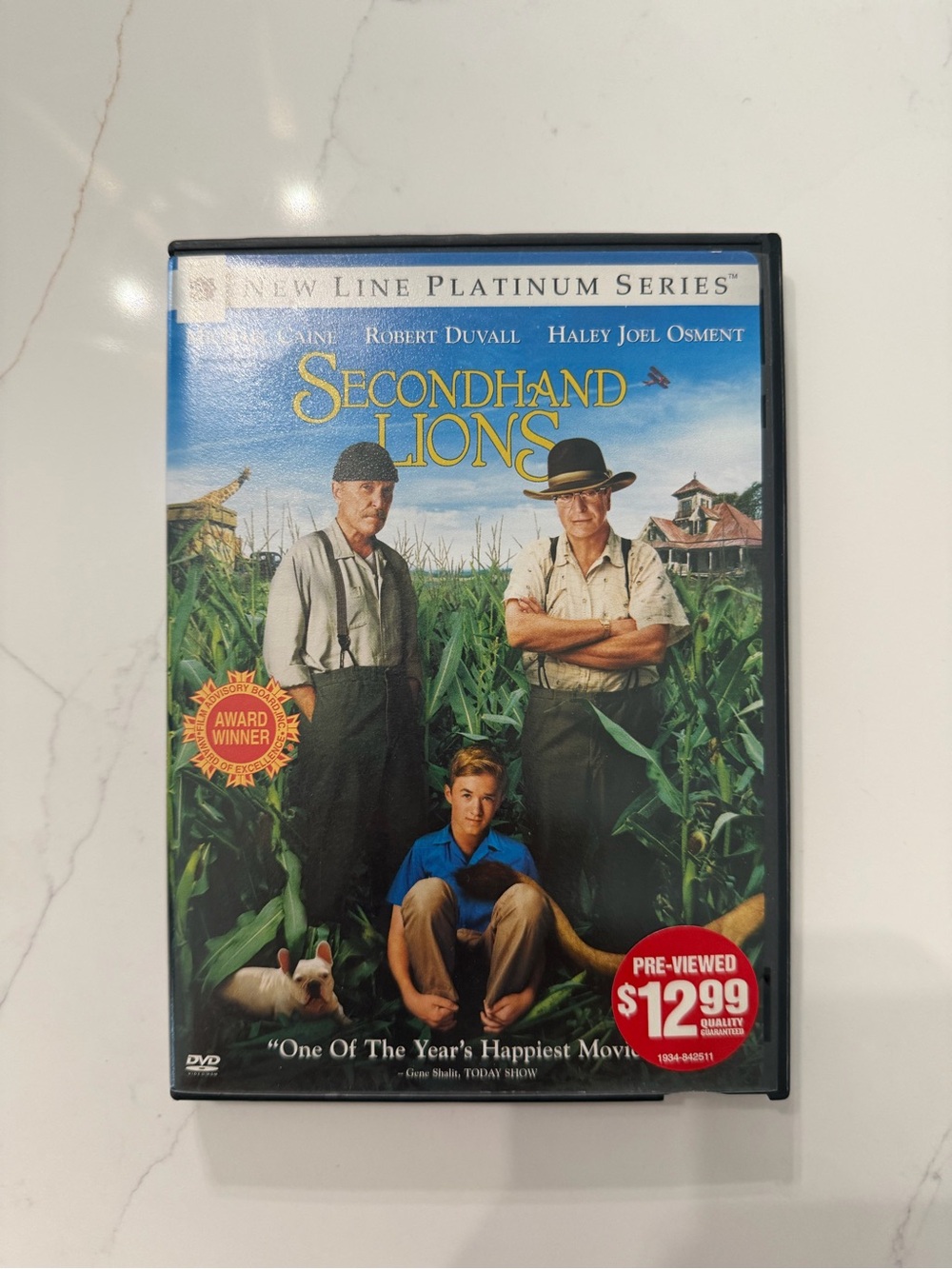Secondhand Lions DVD - Blue Cover Art - Unbranded